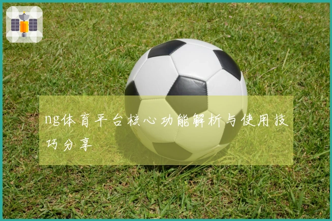 ng体育平台核心功能解析与使用技巧分享