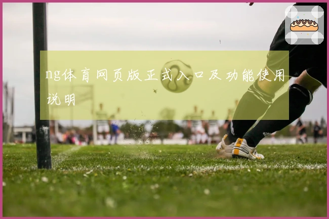 ng体育网页版正式入口及功能使用说明